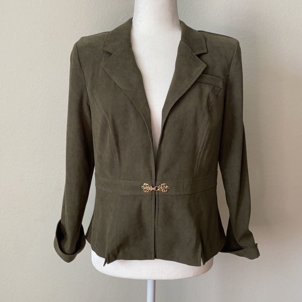 Sag Harbor Green Blazer 8 Petite